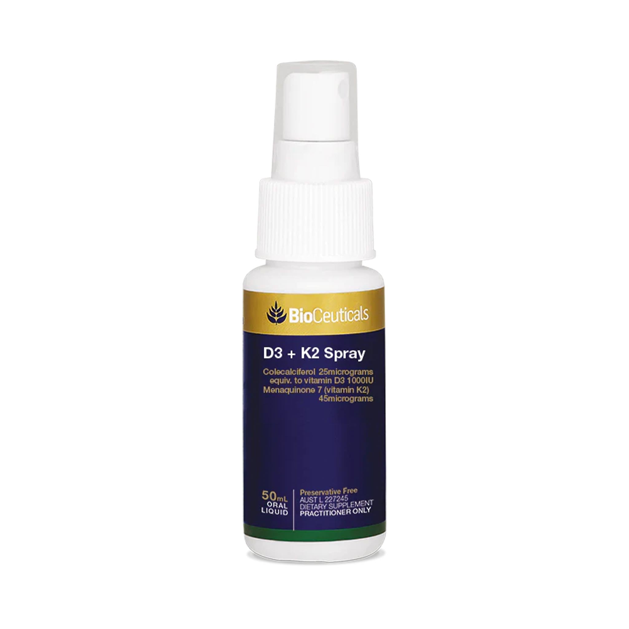 BIOCEUTICALS D3 + K2 SPRAY 50ML
