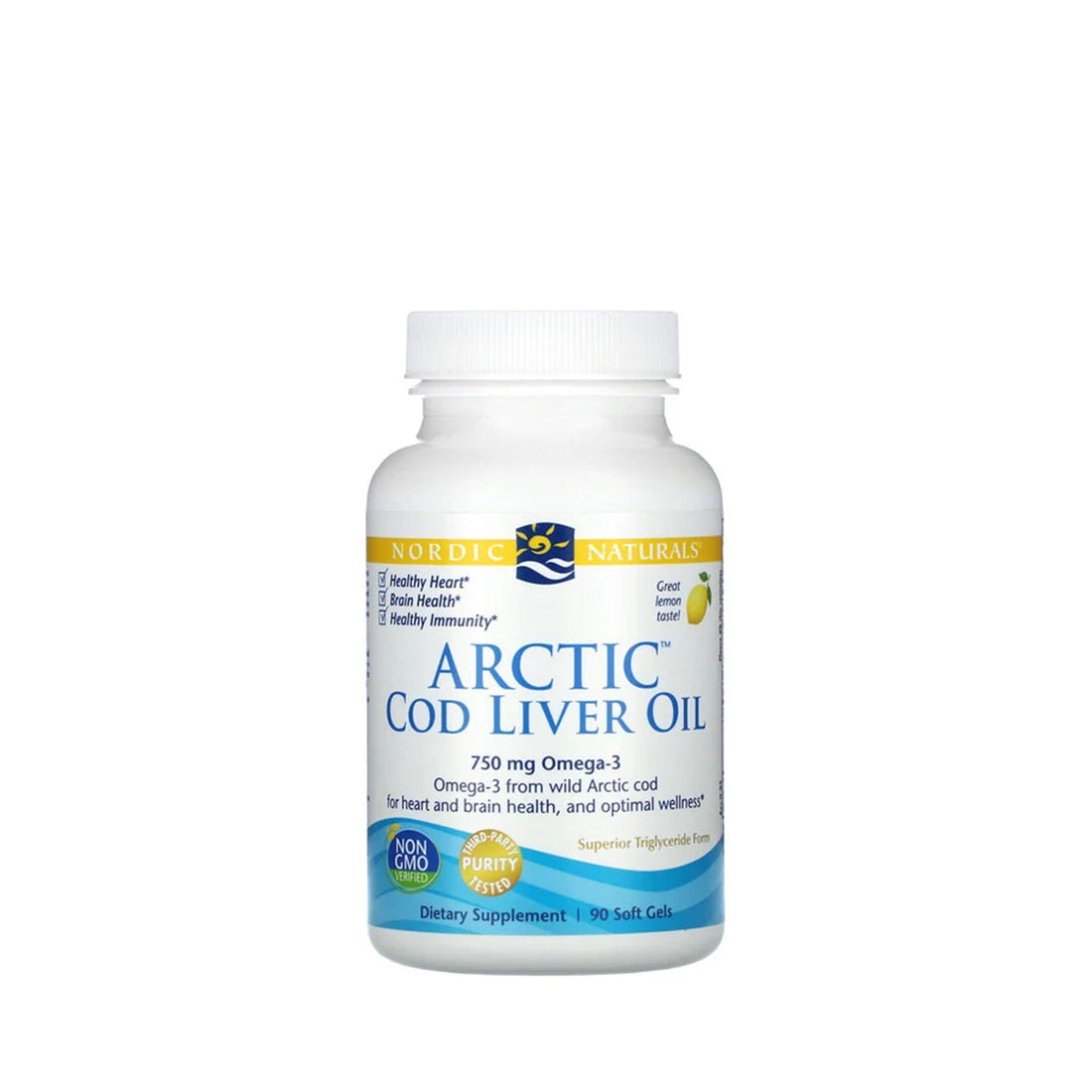 Nordic Naturals Cod Liver Oil 1,000mg, 80 soft gel