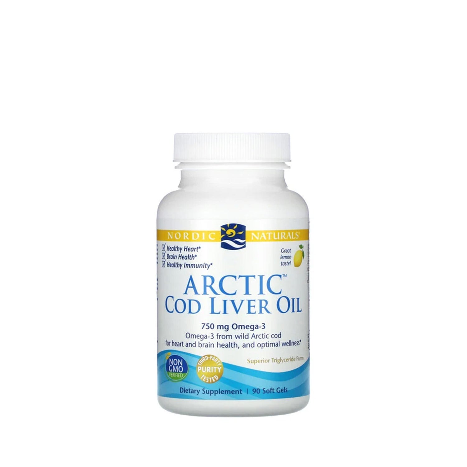 Nordic Naturals Cod Liver Oil 1,000mg, 80 soft gel